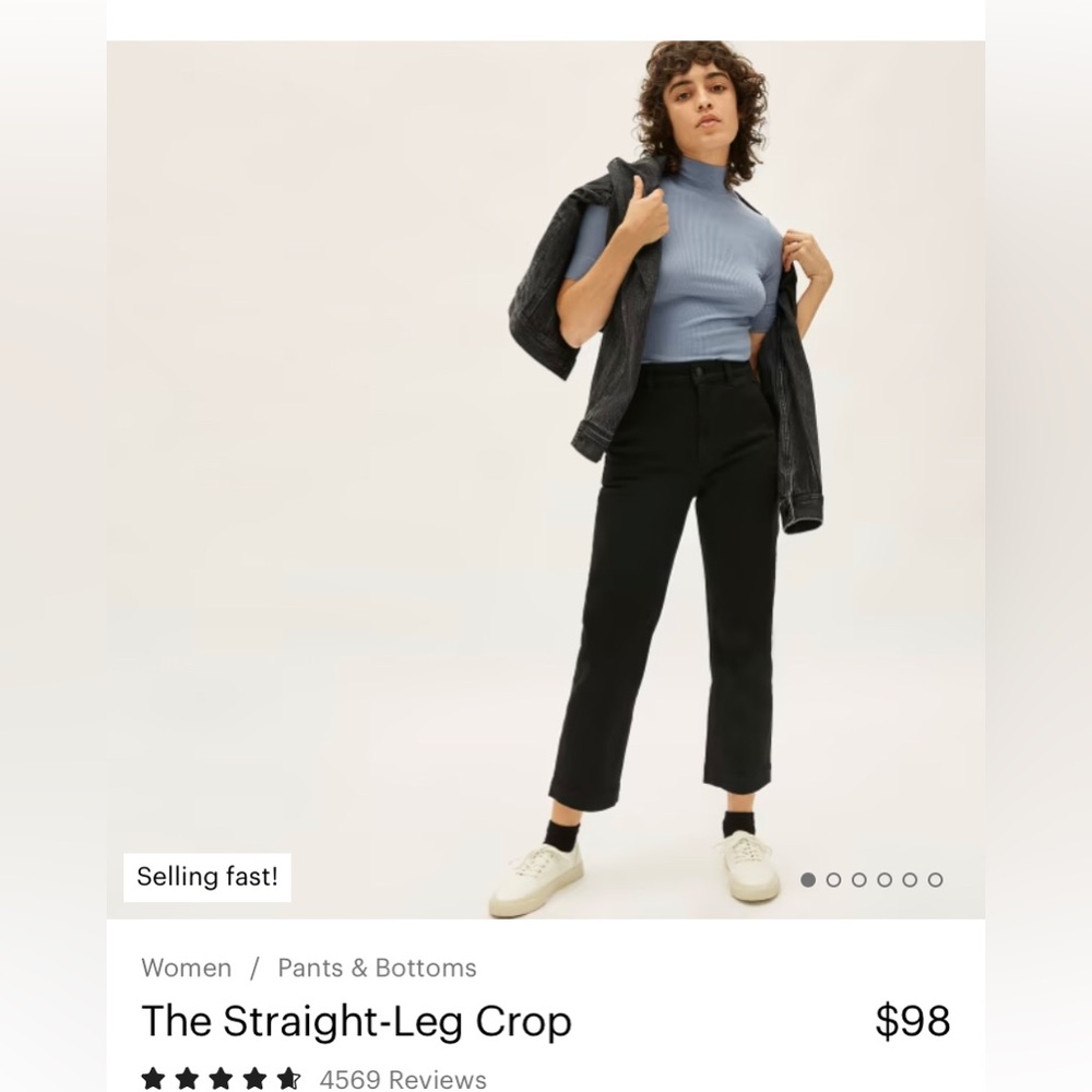 Everlane The Straight Leg Crop